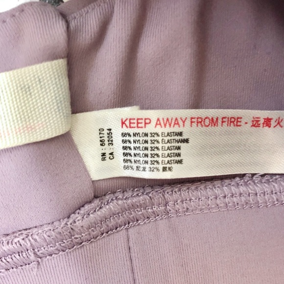 Free People Stay Cool Lilac Racer Back Sports Bra - Picture 5 of 5